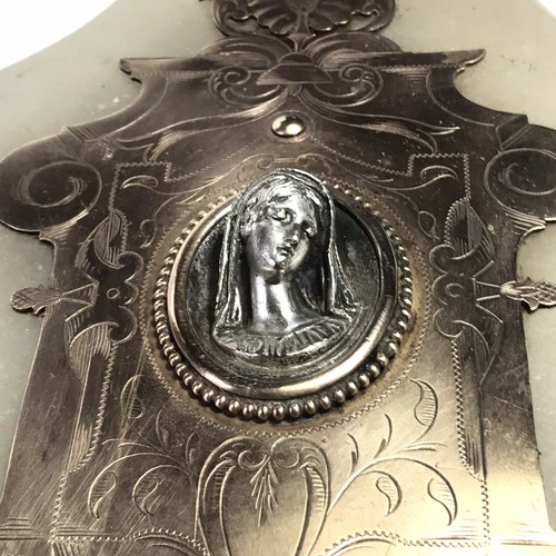 Rare benitier vierge bronze - rare,