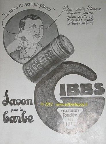 Publicite gibbs savon pour - publicite,