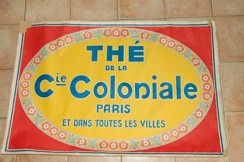 Affiche ancienne thé - de, la