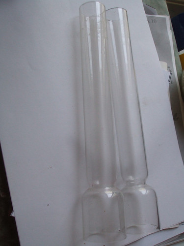 Lot verres lampe petrole - 2,