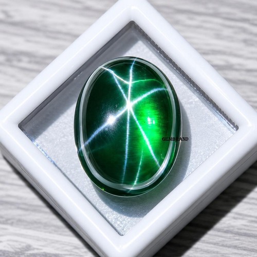 Saphir étoile verte - , ct