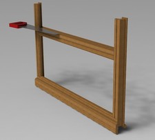 Imposte Reglable En Bois Exotique Largeur 80 Dormant Tradition Gd Menuiseries