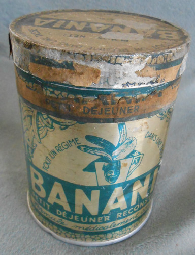 Boite alu ronde banania - alu,