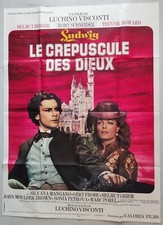 LE CREPUSCULE DES DIEUX  Romy SCHNEIDER Helmut BERGER VISCONTI 1973 - 120x160cm