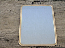 Ancien miroir de barbier cadre plastique, vintage, mural ou à poser