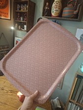 plateau en mélamine PLATEX liberty Rose vintage 50x36cm