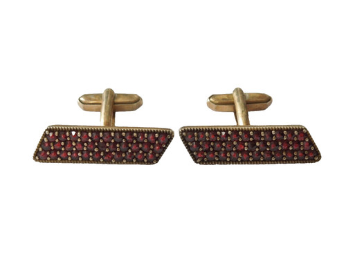 Antique manchette grenat - antique,