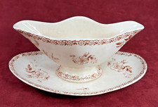 sauciere ancienne Sépia Gien