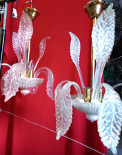 Couple Lustres Vintage Murano