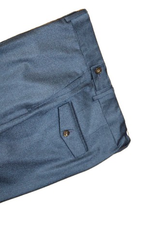 Fursac pantalon bleu laine - fursac,