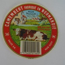 camembert   MON  MOULIN  61, S VALLEE   S, A, FABRIQUE EN NORMANDIE