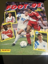 Album panini complet Foot 92 - État Exceptionnel - Toutes Vignettes Collées