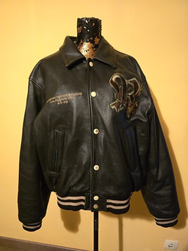 Blouson cuir vintage dragon - blouson,