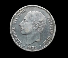 Espagne – 2 Pesetas 1882