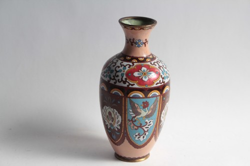 Vase émaux cloisonnés japon - émaux,