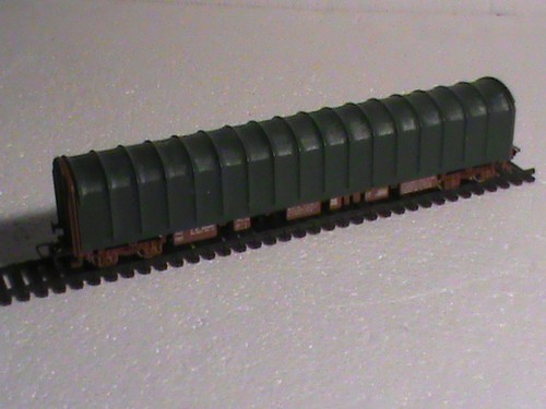 Wagon plat bache jouef - wagon,