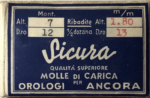 Sicura 1 ressort - sicura,