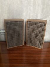 Paire Ancienne Enceinte DUAL Type CL116 en Bois Vintage #B871