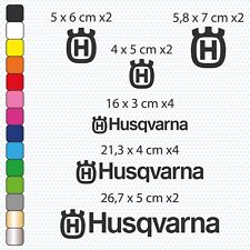 HUSQVARNA - 12 Stickers Vinyles Adhésifs Autocollants