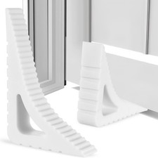 2 Bloque-Portes et Fenêtres en Caoutchouc, Cales de Fenêtre pour Aération, Ar...