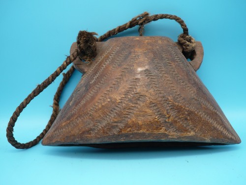 Ancienne cloche bois - cloche, en