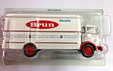 CAMION BERLIET N°68 GAK FOURGON BISCUITS BRUN  1/43 IXO HACHETTE SOUS BLISTER