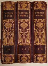 Goethes Werke 3 Volumes 1-2