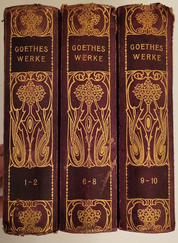 Goethes werke volumes 2 - werke, 3