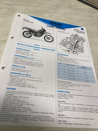 Suzuki dr650se sp46a - suzuki, 98