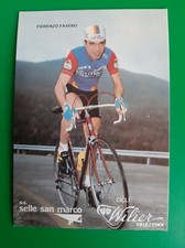 CYCLISME carte cycliste FIORENZO FAVERO équipe SELLE SAN MARCO 1982 