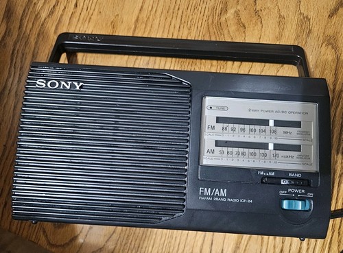 Sony icf portable fm - sony,