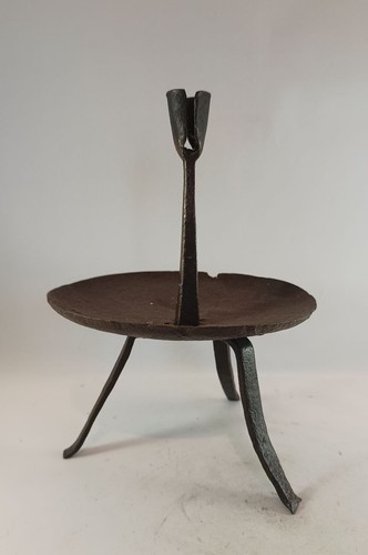 Ancien bougeoir fer forgé - en,