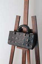 Christian Dior sac “Lady D-Joy” en cuir de veau mat cannage Diamond