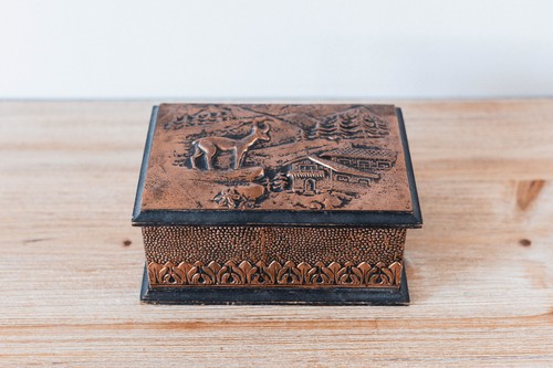 Coffre ancien bois - ancien, en