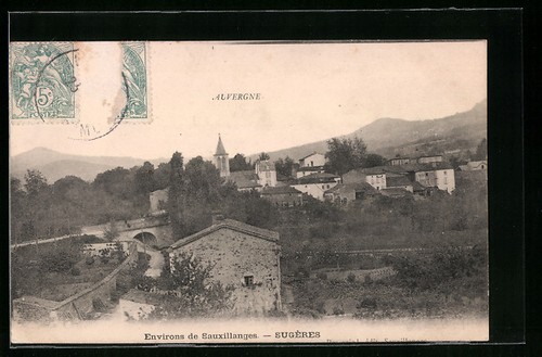 Cpa sauxillanges sugeres 1906 - sauxillanges,,