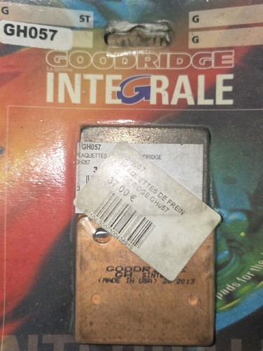 Plaquettes frein goodridge - de,