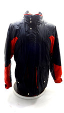 Veste De Ski Isolée Vintage CYRK Pour Homme Noire Et Rouge Taille L