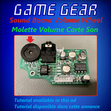 SEGA Game Gear | Sound Board Volume Wheel - Molette Son Carte Son