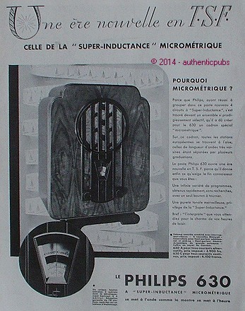Publicite philips 630 - philips, super