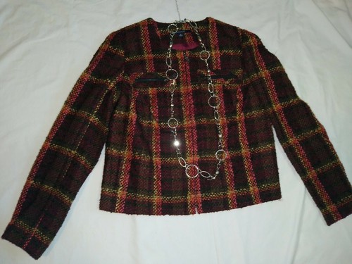 Chadwicks women plaid acrylic - chadwicks,