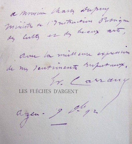 Envoi ministre charles - envoi, au