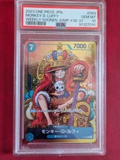 One Piece TCG Promo Monkey D Luffy P-043 weekly Shonen Jump PSA 10 CARD