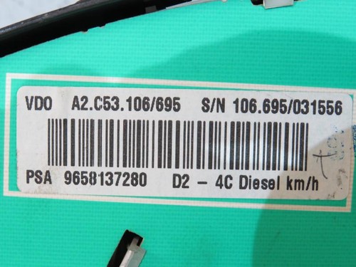 Compteur peugeot 407 - compteur, phase