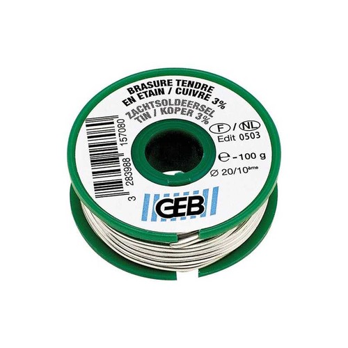 Bobine etain cuivre - etain, 3%