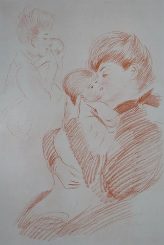 Paul césar helleu le baiser - paul,
