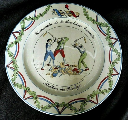 Assiette bicentenaire la - assiette,