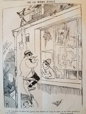 COMPARAISON ARTISTE PEINTRE MIRANDE HUMOUR 1913 PRINT ARTIST PAINTING