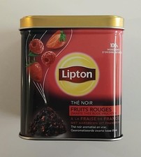 Boite métallique vide thé