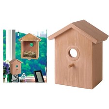 Ventouse Nid D'oiseau À L'extérieur Roitelet Moineau D'alimentation Nichoir