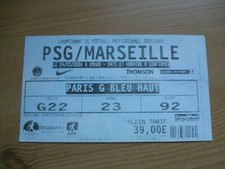 TICKET BILLET FOOT FOOTBALL
